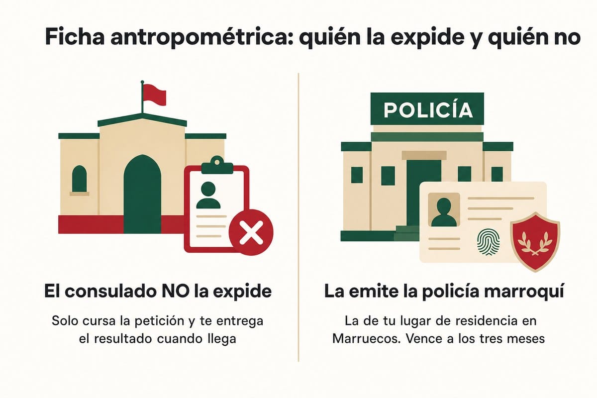Ficha antropométrica: quién la expide y quién no