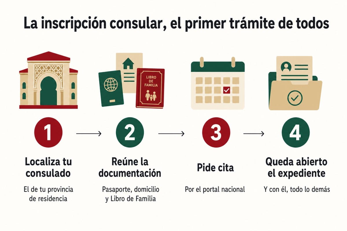La inscripción consular, el primer trámite de todos