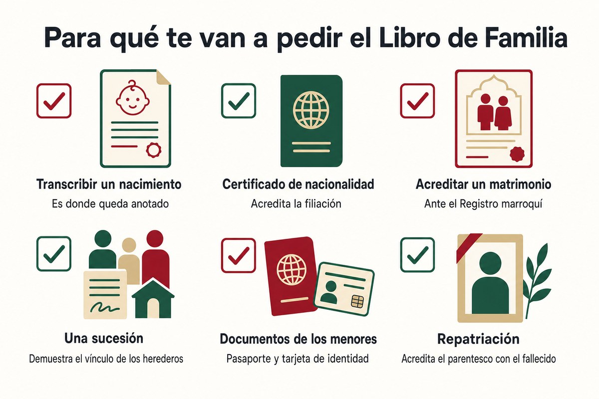 Para qué te van a pedir el Libro de Familia