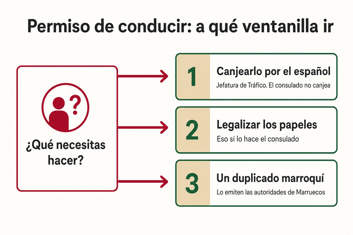 Permiso de conducir: a qué ventanilla ir